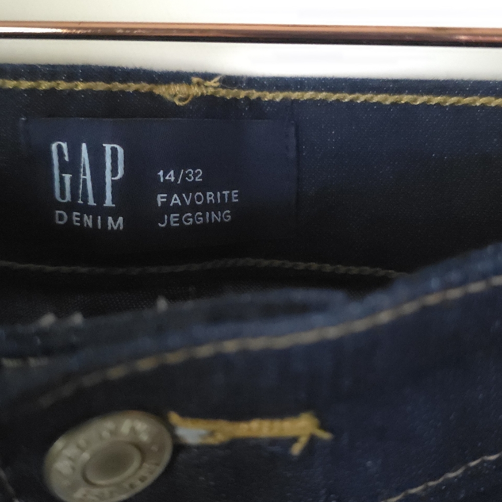 GAP Midrise Favorite Jegging Size 14/32 Ankle Length - Picture 10 of 10